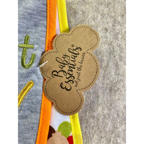 Baby Essentials "My First Turkey Day" 2 pack Baby Bibs - Picture 6 of 6